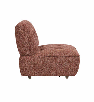 Roommate Sofa - Armless Chair In Mulberry - Fenton & Fenton
