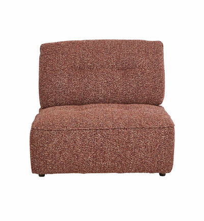 Roommate Sofa - Armless Chair In Mulberry