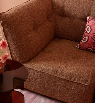 Roommate Sofa - Chaise in Ginger - Fenton & Fenton
