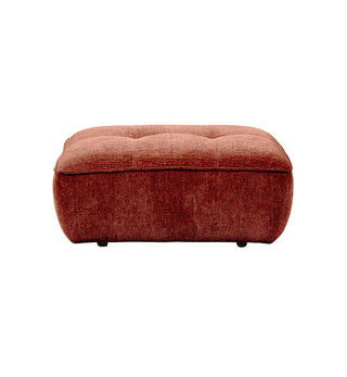Roommate Sofa - Rectangle Ottoman in Cinnabar - Fenton & Fenton