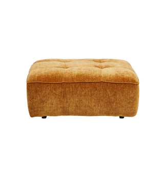 Roommate Sofa - Square Ottoman in Honey - Fenton & Fenton
