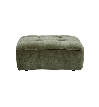 Roommate Sofa - Square Ottoman in Moss - Fenton & Fenton
