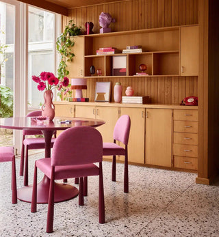 Rosie Dining Table in Berry - Fenton & Fenton