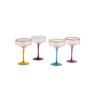 Salud Champagne Coupes - Multi Set Of 4 - Fenton & Fenton