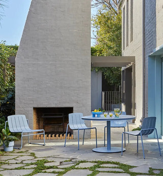 Slim Lounge Chair In Sea Mist - Fenton & Fenton