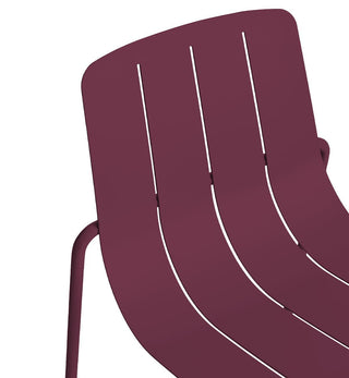 Outdoor Slim Dining Chair - Aubergine - Fenton & Fenton