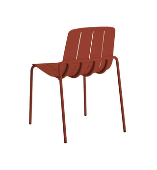 Slim Dining Chair in Brick - Fenton & Fenton