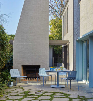 Outdoor Slim Dining Chair In Sea Mist - Fenton & Fenton