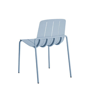 Outdoor Slim Dining Chair In Sea Mist - Fenton & Fenton