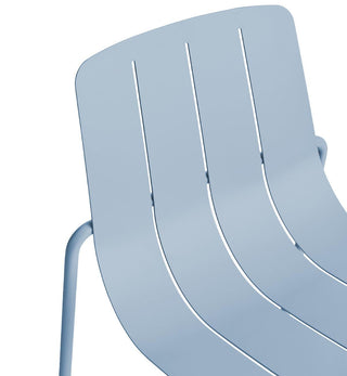 Outdoor Slim Dining Chair In Sea Mist - Fenton & Fenton
