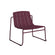 Slim Lounge Chair in Aubergine
