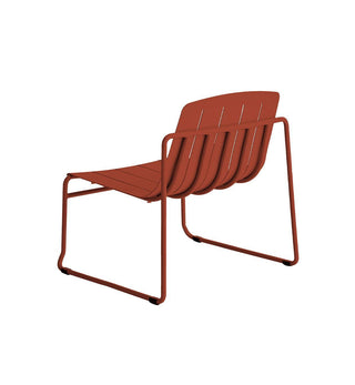 Slim Lounge Chair in Brick - Fenton & Fenton