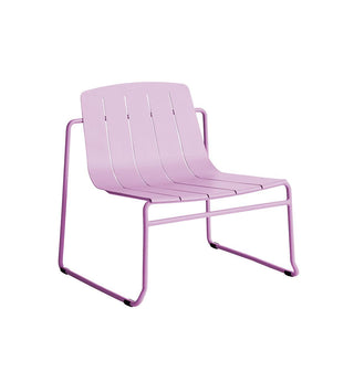 Slim Lounge Chair In Paloma Pink - Fenton & Fenton