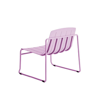 Slim Lounge Chair In Paloma Pink - Fenton & Fenton