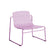 Slim Lounge Chair In Paloma Pink