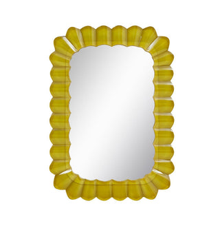 Sonny Wall Mirror In Golden Olive - Fenton & Fenton