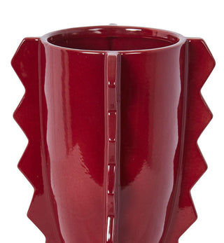 Spike Vase in Burgundy - Fenton & Fenton