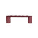 Squiggle Bench In Berry