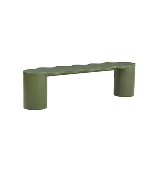 Squiggle Bench in Cactus - Fenton & Fenton