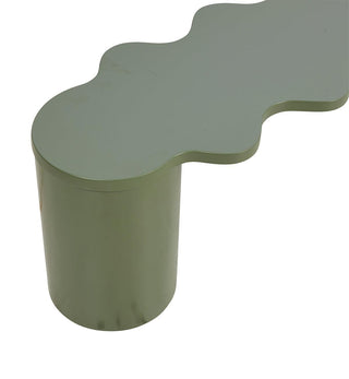 Squiggle Bench in Cactus - Fenton & Fenton