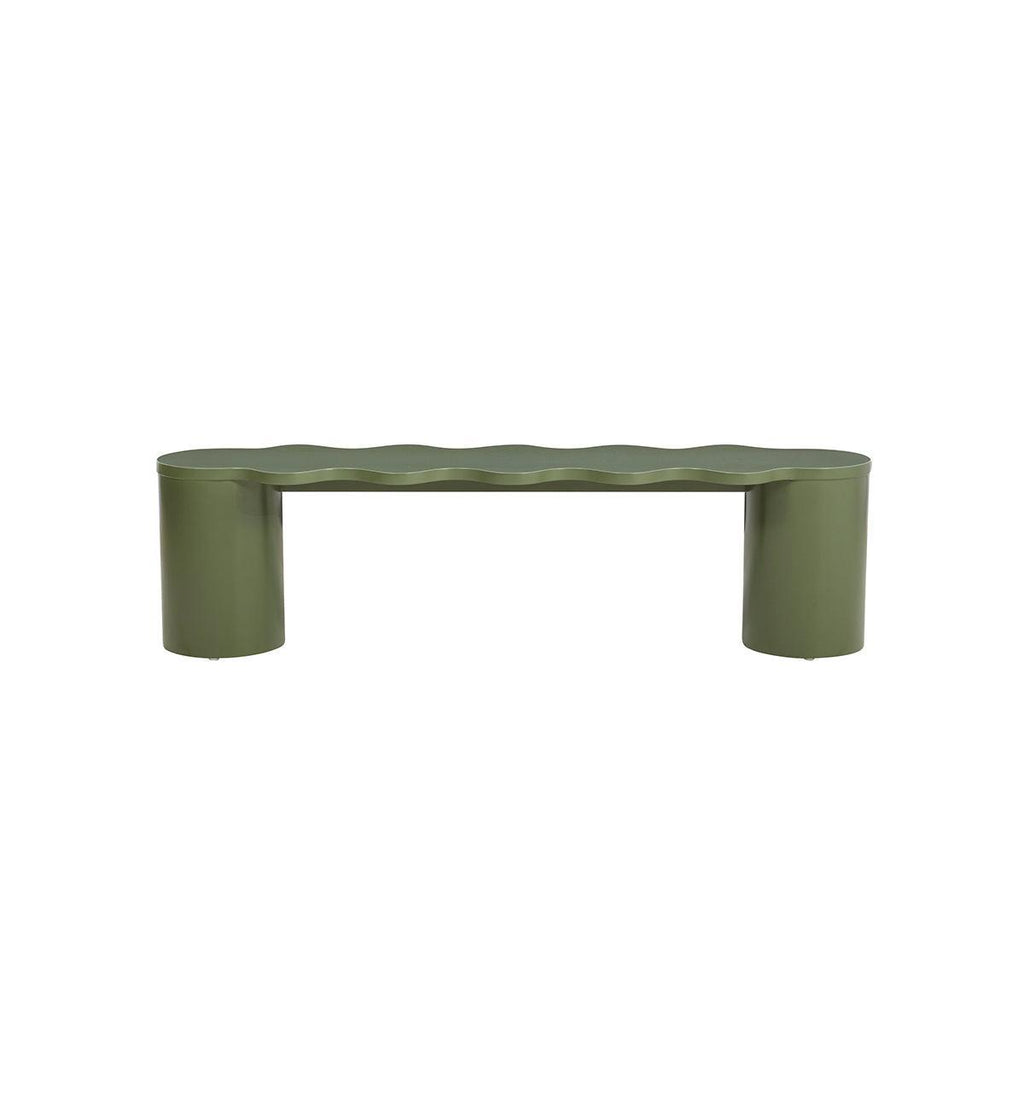 Squiggle Bench in Cactus – Fenton & Fenton