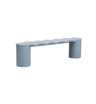 Squiggle Bench in Powder Blue - Fenton & Fenton