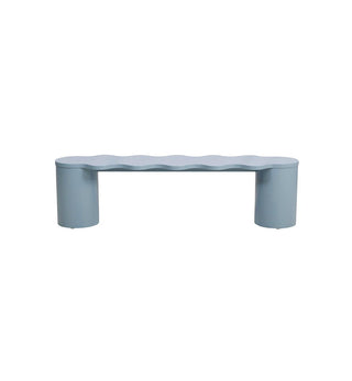 Squiggle Bench in Powder Blue - Fenton & Fenton
