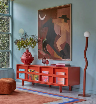 Squiggle Floor Lamp in Clay - Fenton & Fenton