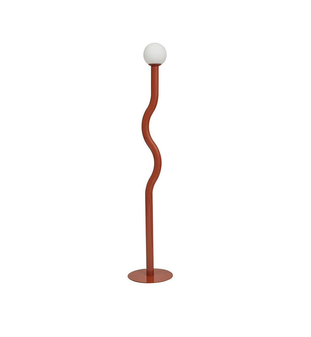 Squiggle Floor Lamp in Clay – Fenton & Fenton