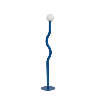 Squiggle Floor Lamp in Cobalt - Fenton & Fenton