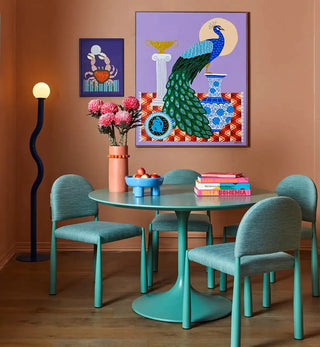 Rosie Dining Table In Mist - Fenton & Fenton