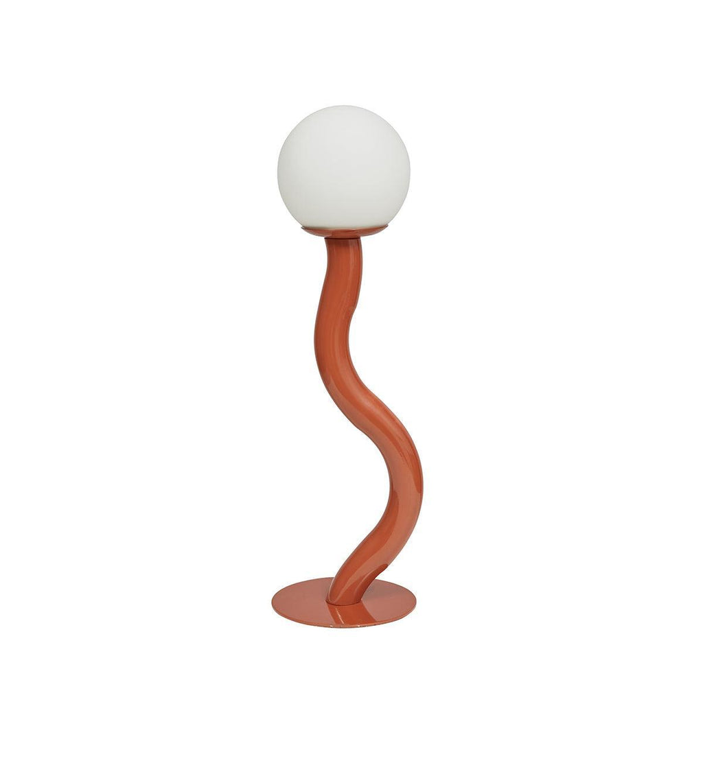 Squiggle Table Lamp in Clay – Fenton & Fenton