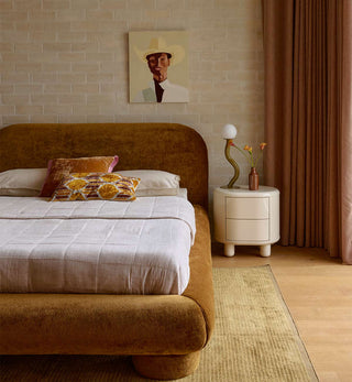 Squiggle Table Lamp in Golden Olive - Fenton & Fenton