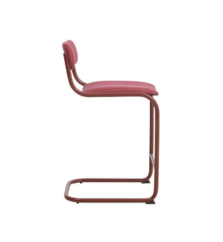 Strut Bar Stool in Garnet - Fenton & Fenton
