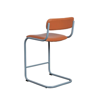 Strut Bar Stool in Powder Blue - Fenton & Fenton
