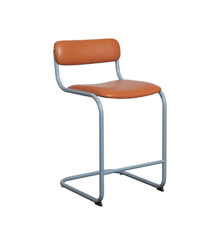 Strut Bar Stool in Powder Blue - Fenton & Fenton