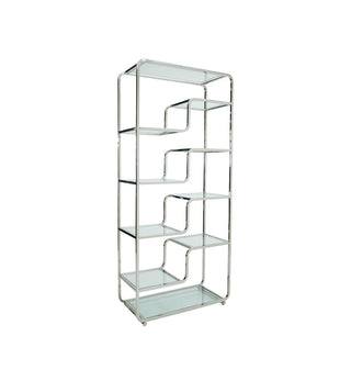 Studio 54 Bookcase in Chrome - Fenton & Fenton