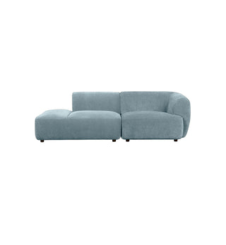 Sunday Sofa - 2 Seater - Open LHF End in Powder Blue - Fenton & Fenton