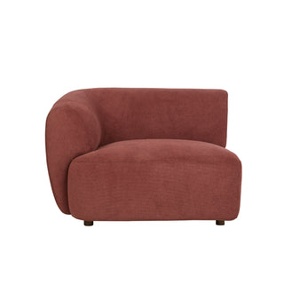 Sunday Sofa Chair With Arm - LHF in Plum - Fenton & Fenton