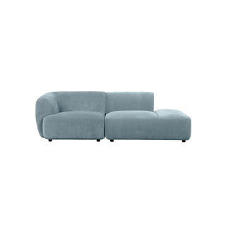 Sunday Sofa - 2 Seater - Open RHF End in Powder Blue - Fenton & Fenton