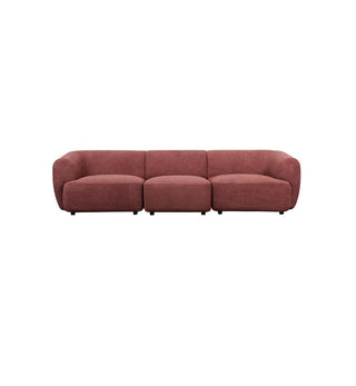 Sunday Sofa - 3 Seater in Plum - Fenton & Fenton