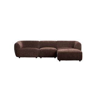 Sunday Sofa - 3 Seater + Rectangle Ottoman in Espresso - Fenton & Fenton