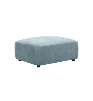 Sunday Sofa - Rectangle Ottoman in Powder Blue - Fenton & Fenton