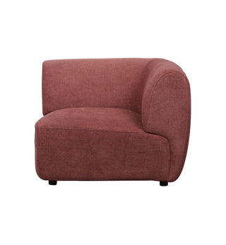 Sunday Sofa - 4 Piece with Open Ends - RHF in Plum - Fenton & Fenton