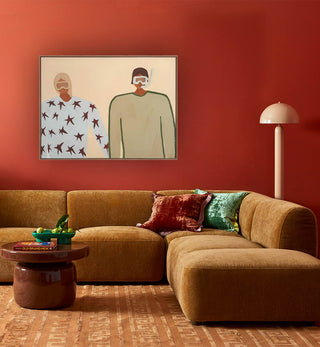 Sunday Sofa - Corner in Whisky - Fenton & Fenton