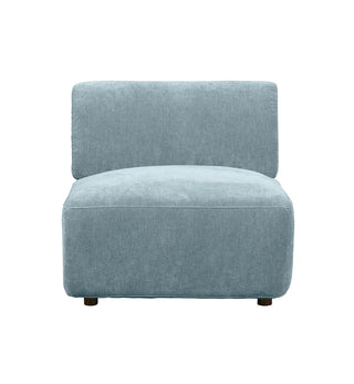 Sunday Sofa - 4 Piece with Open Ends - RHF in Powder Blue - Fenton & Fenton