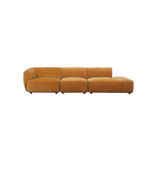 Sunday Sofa - 4 Seater RHF Open End in Whisky - Fenton & Fenton