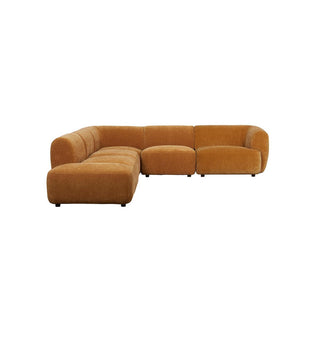 Sunday Sofa - 5 Piece L-shape LHF in Whisky - Fenton & Fenton