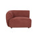 Sunday Sofa Chair With Arm - LHF in Plum