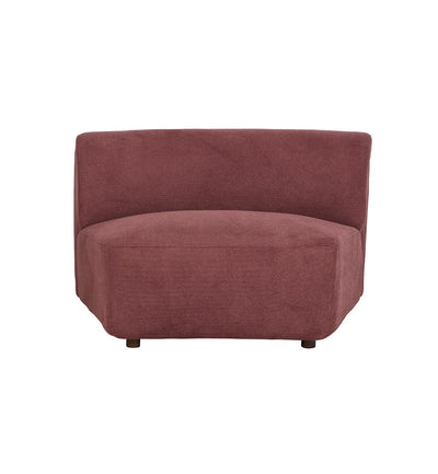 Sunday Sofa Armless Wedge In Plum